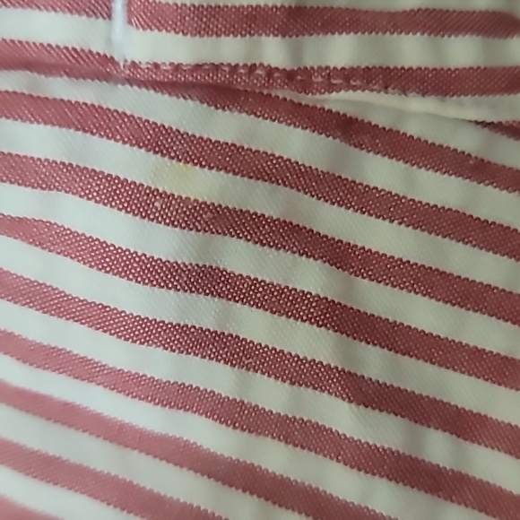CHARLESTON TWILLS MEN'S  RED AND WHITE STRIPED SHORT 21 LONG SIZE 40 - Picture 5 of 9